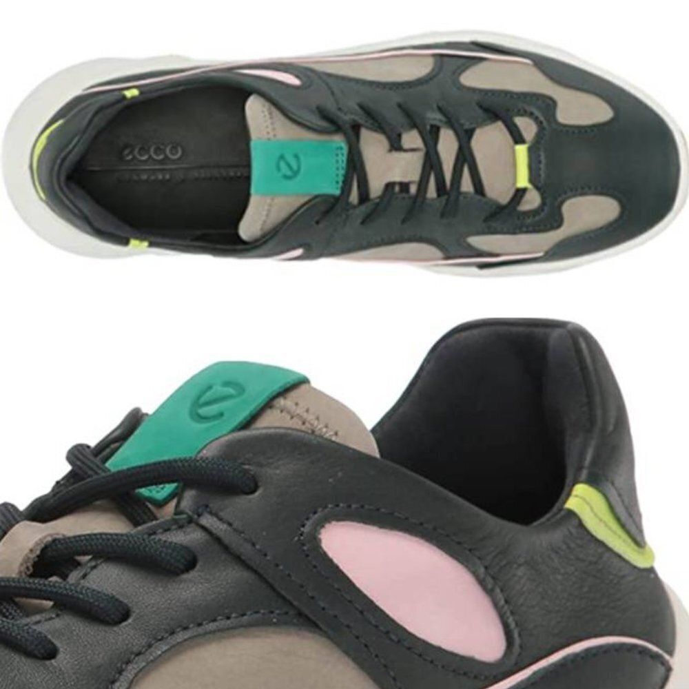 ECCO‎ Women's Chunky Fluidform Leather Shoes Preamium Suede Sneaker Size 7 $319 - Picture 4 of 7